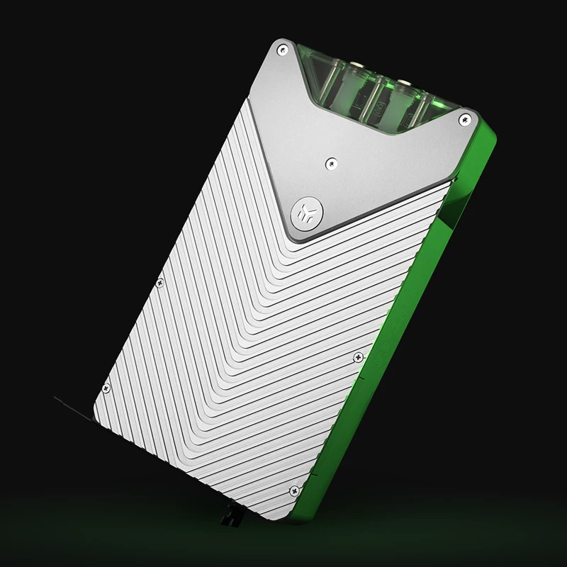 Backplate EK Water Blocks strieborná 1 kus — príslušenstvo pre chladiaci systém počítača