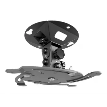 Stropný držiak na projektor EDBAK PMV400 – stropná montáž, max. nosnosť 30 kg, čierny, 240×143×240 mm