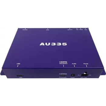 Digitálny mediálny prehrávač BrightSign AU335 modrý 100 Mbit/s Ethernet Dolby Atmos