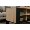 Konferenčný stolík top e shop Topeshop STOLIK KAWOWY ŁAWA MODERN 4P Dub Artisan Czern