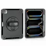 4smarts Rugged Case Grip 541161 puzdro pre Apple iPad Pro 11 (M5 2025 / M4 2024), 27,9 cm (11 palcov), polykarbonát/TPU, so stojanom, čierne