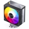 CPU chladič Jonsbo CA40 čierny ARGB, 120 mm PWM ventilátor, 225 W TDP, čierny
