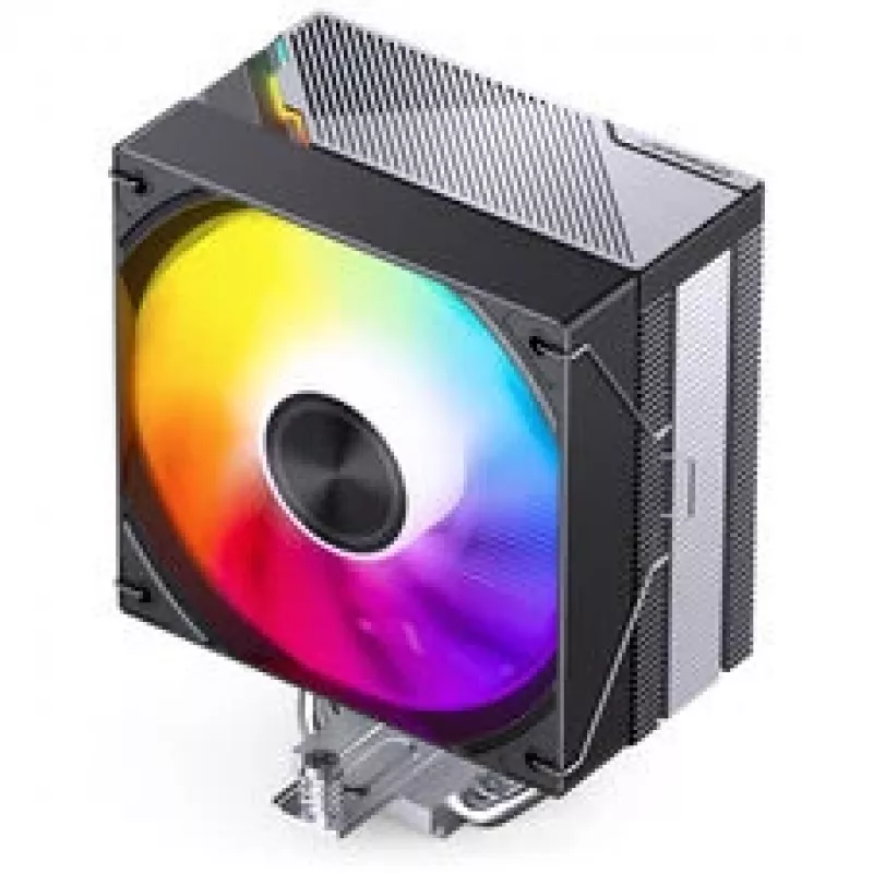 CPU chladič Jonsbo CA40 čierny ARGB, 120 mm PWM ventilátor, 225 W TDP, čierny