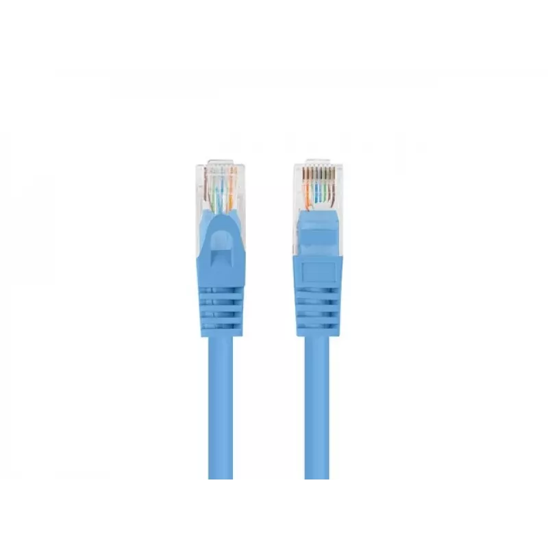 Lanberg PCU6-20CC-0200-B Cat6 U/UTP prepojovací kábel 2 m, modrý, balenie 10 ks