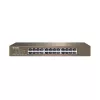 Neupravovaný switch TENDA TEG1024D 24-port Gigabit Ethernet, 48 Gbps, 8000 MAC tabuľka, modrý