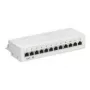Wentronic Goobay CAT 5e Mini/Desktop patch panel, 12 portov, sivý - STP tienený, sivý (93041)