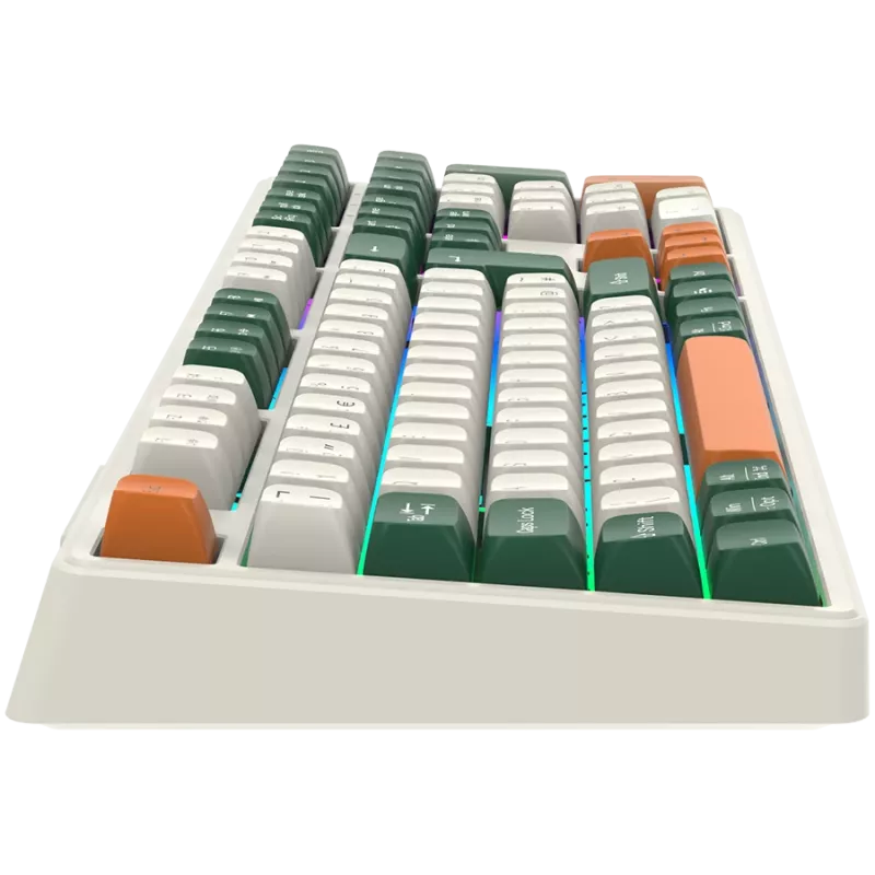 Mechanická bezdrôtová klávesnica CANYON Shadder GKW-11 RGB biela
