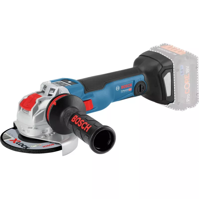 Bosch GWX 18V-10 SC uhlová brúska 12,5 cm 9000 ot/min 2 kg
