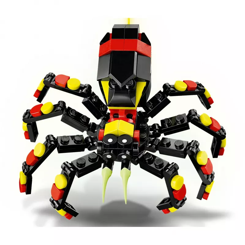 LEGO Creator 3-in-1 stavebný model pavúka 31159 — 153 dielov, vek 7+, 110×150×50 mm