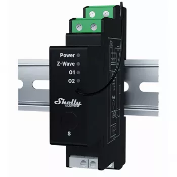 Ovládanie rolety Shelly Wave Pro Shutter, čierna, plastové puzdro, 110–240 V AC, 50–60 Hz, 0,3 W, 19×69×94 mm