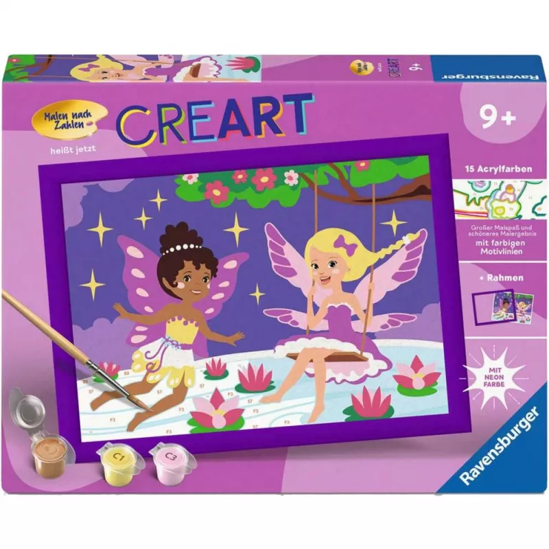 Maliarska sada Ravensburger CreArt – priatelia víl (detská maliarska sada)