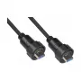 Good Connections priemyselná zástrčka S4 -USB 3.0 A-A 1m kábel