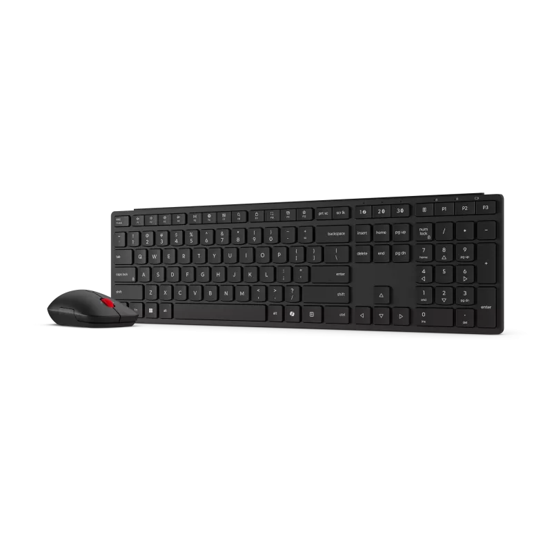 Lenovo | Multi-Mode Pro 6000 | sada klávesnice a myši | Bezdrôtová | Myš v balení | Estónčina | Bluetooth | Eclipse Schwarz