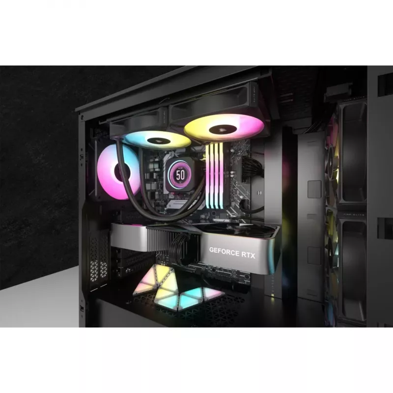 Corsair CW-9060074-WW chladiaci systém počítača chladič procesora all-in-one kvapalinový 12 cm čierny 1 kus