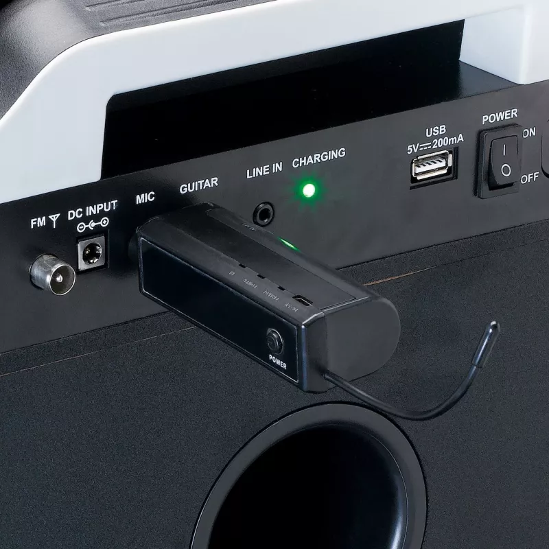 Scénický mikrofón Lenco MCW-020BK