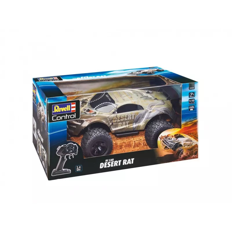 RC auto REVELL Desert Rat (model 24442) – sivo-čierne rádiove terénne vozidlo