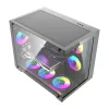 Počítačová skriňa DarkFlash B275 PRO (čierna) so 6 predinštalovanými ventilátormi