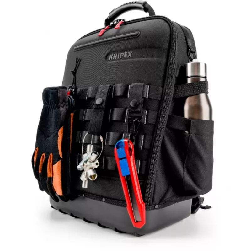 Taška na náradie Knipex X18 37 tašky čierna červená textil plast