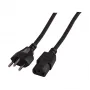 EFB-Elektronik napájací kábel švajčiarsky typ 12 - C13 180°, čierny, 2,0 m, 3 x 0,75 mm² Výrobca: EFB Elektronik (EK537.2V3)