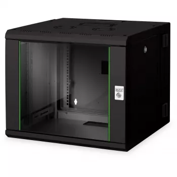 Nástenný rack Digitus DN-19 09-U-3-SW