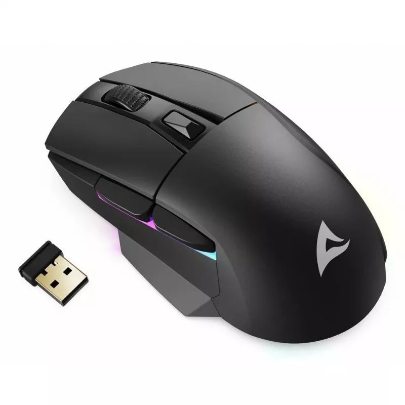 Skiller SGM50W čierna optická RGB herná myš
