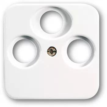 BUSCH JAEGER 1743-03-214 - biela - plast - lesklá - Busch-Jaeger - SAT + TV + rádio - 1 ks