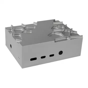 Akasa hliníková skriňa pre Raspberry Pi 4B s tepelnou sadou - strieborná (A-RA09-M1S)