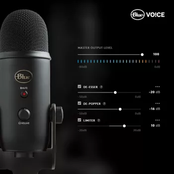 Blue Microphones Yeti mikrofón USB Blackout