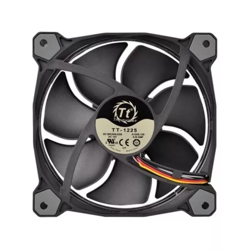 Thermaltake Riing 14 LED 256 Color CL-F043-PL14SW-B ventilátory do skrine 140 mm, balenie 3 ks, 600–1400 ot./min., 4-pin