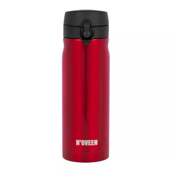Termoska NOVEEN TB825 400 ml – izolovaná nerezová nádoba na pitie, červená