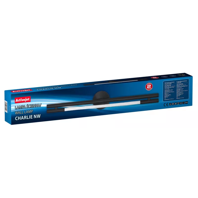 Nástenná LED lampa Activejet AJE-CHARLIE NW
