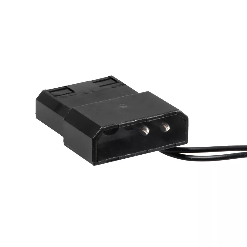 Akyga AW-12A-BR 120-mm ventilátor do skrine, 4 červené LED, Molex / 3-Pin