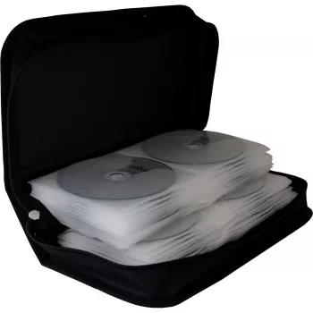 MediaRange úložná taška BOX55 pre 96 diskov čierna