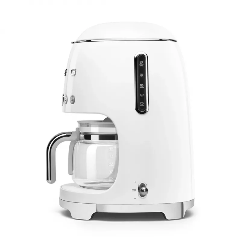 Kávovar na kvapkovú kávu Smeg 1.4L DCF02WHEU biela