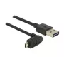 USB kábel DeLOCK 83849 USB 2.0 0,5 m USB A Micro-USB B čierny