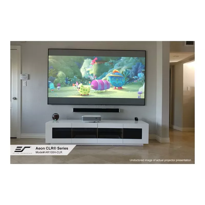 Elite Screens | Projekčné plátno s pevným rámom | AR100H-CLR3 | Uhlopriečka 100 palcov | 16:9 | čierne