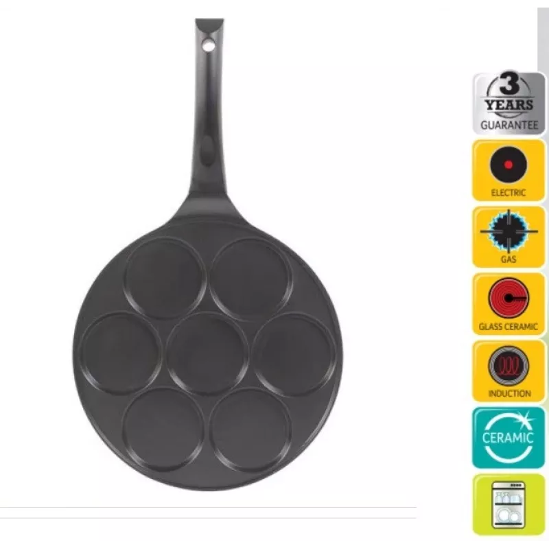 Panvica na crêpe LAMART LT1293, hliník s nepriľnavou úpravou, priemer 27 cm