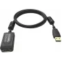 USB kábel USB 2.0 Vision TC 5MUSBEXT+/BL čierny 5 m