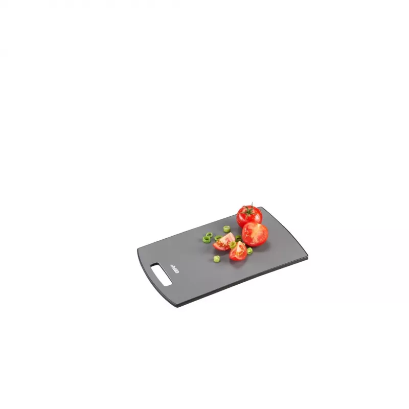 GEFU Levoro kuchynská doska na krájanie obdĺžniková plast sivá