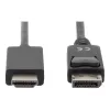 Adaptérový kábel DisplayPort 1.2 so zámkom 4K 60Hz UHD Type DP/HDMI A M/M čierny 2 m