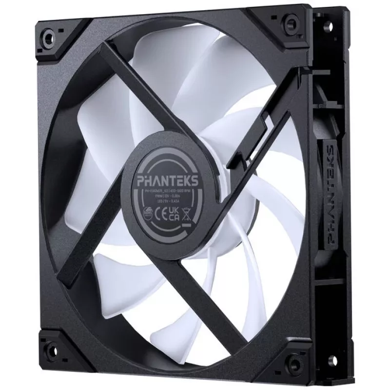PHANTEKS M25 Gen2 PWM D-RGB 140 mm ventilátor 3-balík, čierny