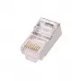 Sieťový kábel Extralink RJ45 konektor samec CAT5E FTP RJ45 8P8C transparentný