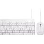 Perixx PERIDUO-212 klávesnica a myš vrátane USB nemecká biela (PERIDUO-212 DE W)