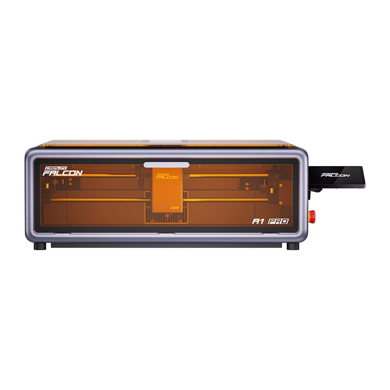 Laserový gravírovač Creality Falcon A1 Pro 20W — stolový laserový gravírovací a rezací modul