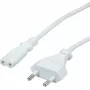 Value 19.99.2091 napájací kábel biely 3 m CEE7/16 IEC 320 (19.99.2091)