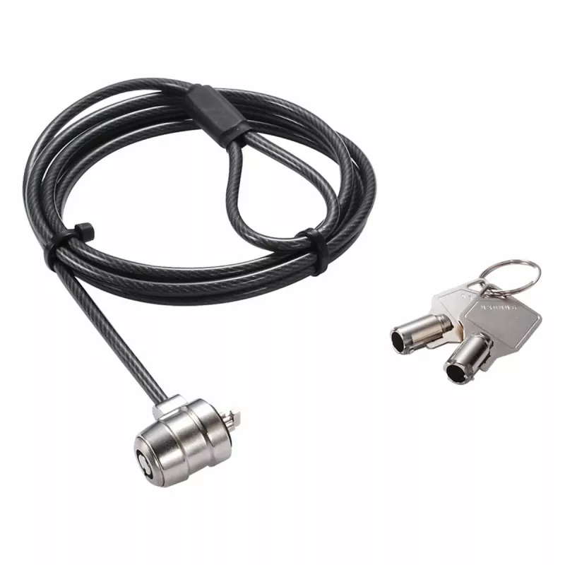 Dicota bezpečnostný kábel T-Lock Base, s kľúčom, 3x7mm slot