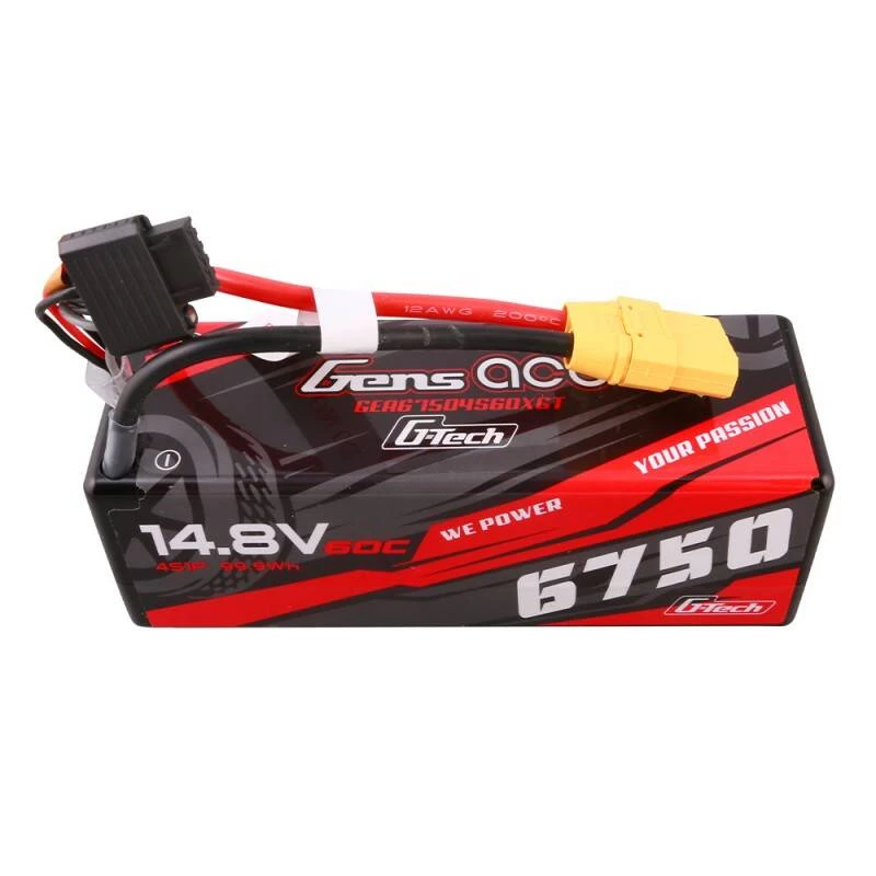 Gens ace G-Tech 6750mAh 14.8V 60C 4S1P 14# XT90 batéria