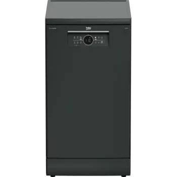 Voľne stojaca umývačka riadu BEKO BDFS26123AQ, 45 cm, 10 jedálenských súprav, 49 dB, antracit