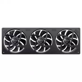 360mm ARGB PWM sada radiátorových ventilátorov Jonsbo ZA-360 (čierna)