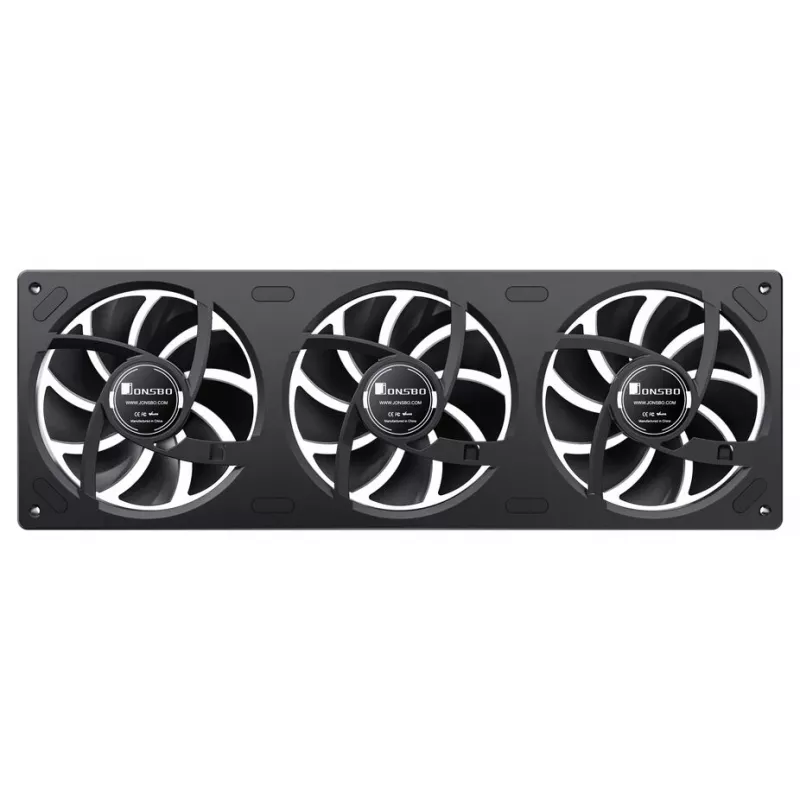 360mm ARGB PWM sada radiátorových ventilátorov Jonsbo ZA-360 (čierna)